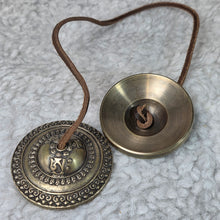 Load image into Gallery viewer, Tibetan Tingsha Cymbals (Carvings) – Traditional Meditation Bells / removes negative energy
