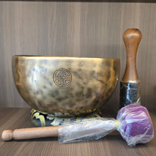Load image into Gallery viewer, Full Moon Brass Singing Bowl – 满月黄铜颂钵
