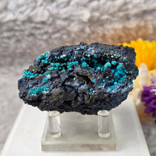 Load image into Gallery viewer, Chrysocolla on Matrix (Planet Mine, Arizona, USA) – 亚利桑那州 Planet Mine 蓝铜矿共生母岩标本
