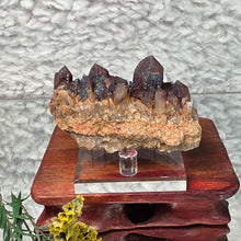 Load image into Gallery viewer, Red Hematite Quartz – Grounding, Vitality &amp; Inner Strength
