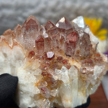 Load image into Gallery viewer, Red Hematite in Quartz Cluster Display (South Africa) – 南非赤铁矿共生石英簇摆件
