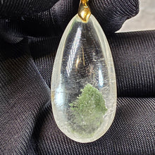 Load image into Gallery viewer, Green Phantom Quartz Pendant – 绿幽灵水晶吊坠

