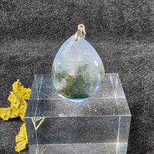 Load image into Gallery viewer, Moss Agate Pendant – 水草玛瑙吊坠
