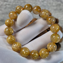 Load image into Gallery viewer, Golden Rutilated Quartz Bracelet (Good Grade) – 金发晶手链
