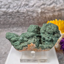 Load image into Gallery viewer, Green Heulandite on Stilbite (India) – 印度绿色片沸石共生辉沸石矿标
