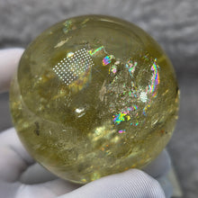Load image into Gallery viewer, Citrine Sphere Display – 黄水晶球摆件
