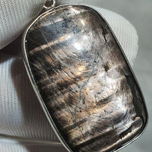 Load image into Gallery viewer, Hypersthene Pendant – Grounding &amp; Focus Stone
