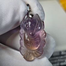 Load image into Gallery viewer, Ametrine Fox Carving Pendant – 紫黄晶狐狸雕刻吊坠
