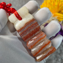 Load image into Gallery viewer, Pork Belly Stone Hanging Charm – 五花肉石挂件
