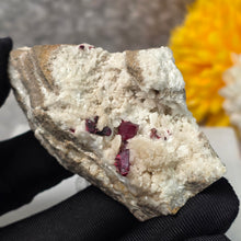 Load image into Gallery viewer, Raw Cinnabar with Dolomite Specimen – 天然朱砂共生白云石矿标
