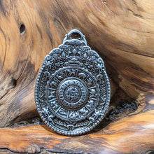 Load image into Gallery viewer, 9 Palace Bagua + Crossed Vajra Pendant – 九宫八卦+十字降魔杵吊坠
