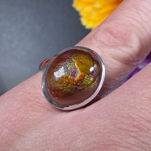 Load image into Gallery viewer, Mexican Fire Agate Ring (Non-Adjustable) – 墨西哥火玛瑙戒指
