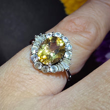 Load image into Gallery viewer, Citrine Ring (Adjustable) – 黄水晶可调节戒指
