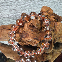 Load image into Gallery viewer, Red Limonite in Quartz Bracelet – Grounding &amp; Vitality Stone
