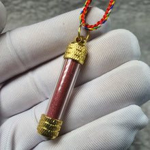 Load image into Gallery viewer, Pure Cinnabar Powder Pendant Necklace – Protection &amp; Auspicious Energy
