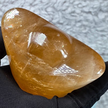 Load image into Gallery viewer, Golden Calcite Ingot Display – Wealth Attraction, Confidence &amp; Prosperity Energy
