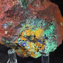 Load image into Gallery viewer, Azurite with Malachite Display (Laos) – 老挝蓝铜矿共生孔雀石摆件
