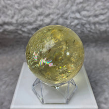 Load image into Gallery viewer, Citrine Sphere Display – 黄水晶球摆件
