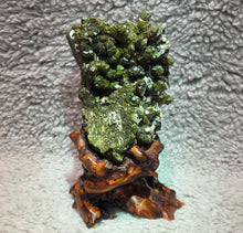 Load image into Gallery viewer, Green Garnet with Quartz (Inner Mongolia) – Abundance, Heart Energy &amp; Collector Specimen
