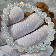 Load image into Gallery viewer, Rainbow Moonstone Bracelet (Madagascar) – 马达加斯加彩光月光石手链
