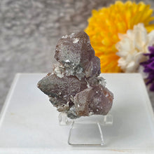 Load image into Gallery viewer, Amethyst with Chlorite and Calcite Specimen (Hubei, China) – 湖北紫水晶共生绿泥石与方解石矿标
