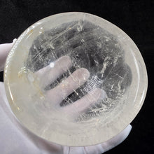 Load image into Gallery viewer, Clear Quartz Bowl – Energy Amplification, Clarity &amp; Purification
