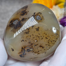 Load image into Gallery viewer, Dendritic Agate Palm Stone – 树枝玛瑙掌心石
