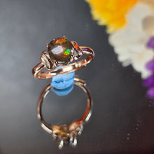 Load image into Gallery viewer, Ammolite Ring (Adjustable) – 斑彩螺可调节戒指
