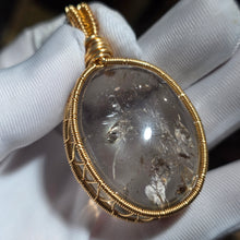 Load image into Gallery viewer, Smoky Citrine Wire Wrapped Pendant – 烟晶黄水晶绕线吊坠
