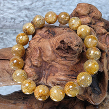Load image into Gallery viewer, Golden Rutilated Quartz Bracelet – 金发晶手链 (Good Grade)
