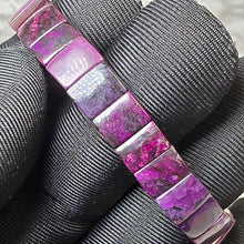 Load image into Gallery viewer, Good Grade Sugilite Flat Bracelet – Emotional Healing &amp; Protection
