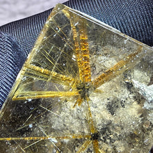 Load image into Gallery viewer, Golden Rutiles in Quartz Display – Manifestation &amp; Abundance Energy
