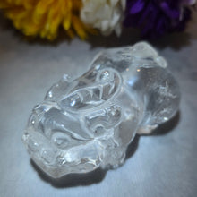 Load image into Gallery viewer, Clear Quartz Pixiu Carving Display – 白水晶貔貅摆件

