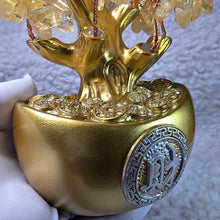 Load image into Gallery viewer, Citrine Wealth Ingot Tree – Prosperity, Abundance &amp; Success Energy
