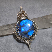 Load image into Gallery viewer, Labradorite In-House Wire Wrapped Pendant – Protection, Intuition &amp; Transformation
