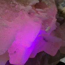 Load image into Gallery viewer, Pink Calcite with Quartz &amp; Wolframite (Inner Mongolia) – Heart Energy, Abundance &amp; Grounding
