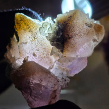 Load image into Gallery viewer, Amethyst with Chlorite and Calcite Specimen (Hubei, China) – 湖北紫水晶共生绿泥石与方解石矿标
