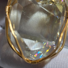Load image into Gallery viewer, Citrine Azeztulite Wire Wrapped Pendant – 黄阿赛斯特莱绕线吊坠
