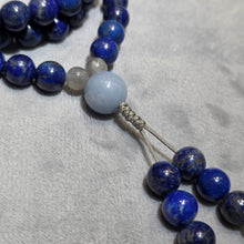 Load image into Gallery viewer, Lapis Lazuli 108 Beads Mala Necklace – 青金石108念珠项链

