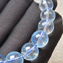 Load image into Gallery viewer, 💙 Aquamarine (Top Grade) Bracelet – Calm · Clarity · Courage
