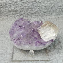 Load image into Gallery viewer, Amethyst with Honey Calcite – Wisdom, Wealth &amp; Harmonised Energy
