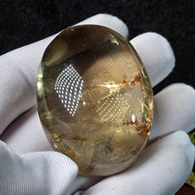 Load image into Gallery viewer, Citrine Palm Stone – 黄水晶
