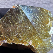 Load image into Gallery viewer, Golden Rutiles in Quartz Display – Manifestation &amp; Abundance Energy
