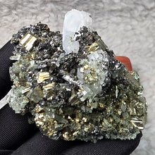 Load image into Gallery viewer, Pyrite with Quartz and Sphalerite (Bulgaria)
