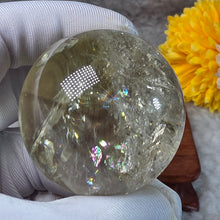 Load image into Gallery viewer, Citrine Sphere – 黄水晶圆球摆件
