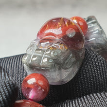 Load image into Gallery viewer, ✨ Auralite 23 Pixiu Bracelet — 11+mm | Wealth Flow • Protection • Calm &amp; Balance ✨
