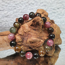 Load image into Gallery viewer, 🌈 Mixed Tourmaline Bracelet — Balance • Protection • Emotional Harmony 🌈
