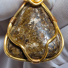Load image into Gallery viewer, Bronzite Wire Wrapped Pendant – 古铜辉石绕线吊坠
