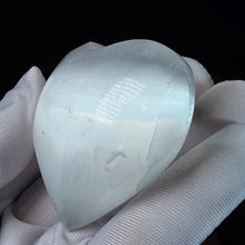 Load image into Gallery viewer, Selenite Heart Shaped Display – Natural Energy Cleansing Crystal
