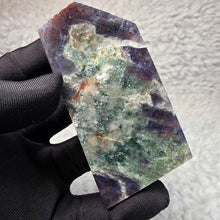 Load image into Gallery viewer, Iolite with Sunstone Specimen – Vision, Vitality &amp; Abundance
